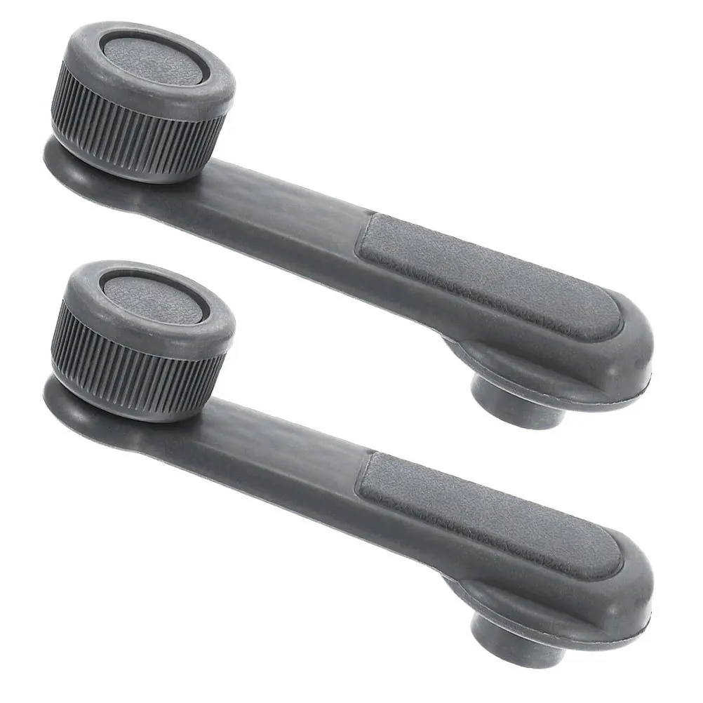 

2pcs Car Window Handle Crank Riser Universal Fit Multiple Vehicle Models Smooth Operation Long Lasting Abs Replacement Auto
