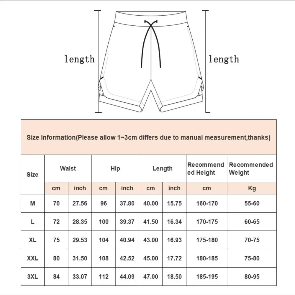 2 في 1 شورت جري سريع الجفاف بطبقة مزدوجة شورت رياضي قابل للتنفس، شورت رياضي مرن بجيب للهاتف المحمول، شورت رياضي للتدريب #6