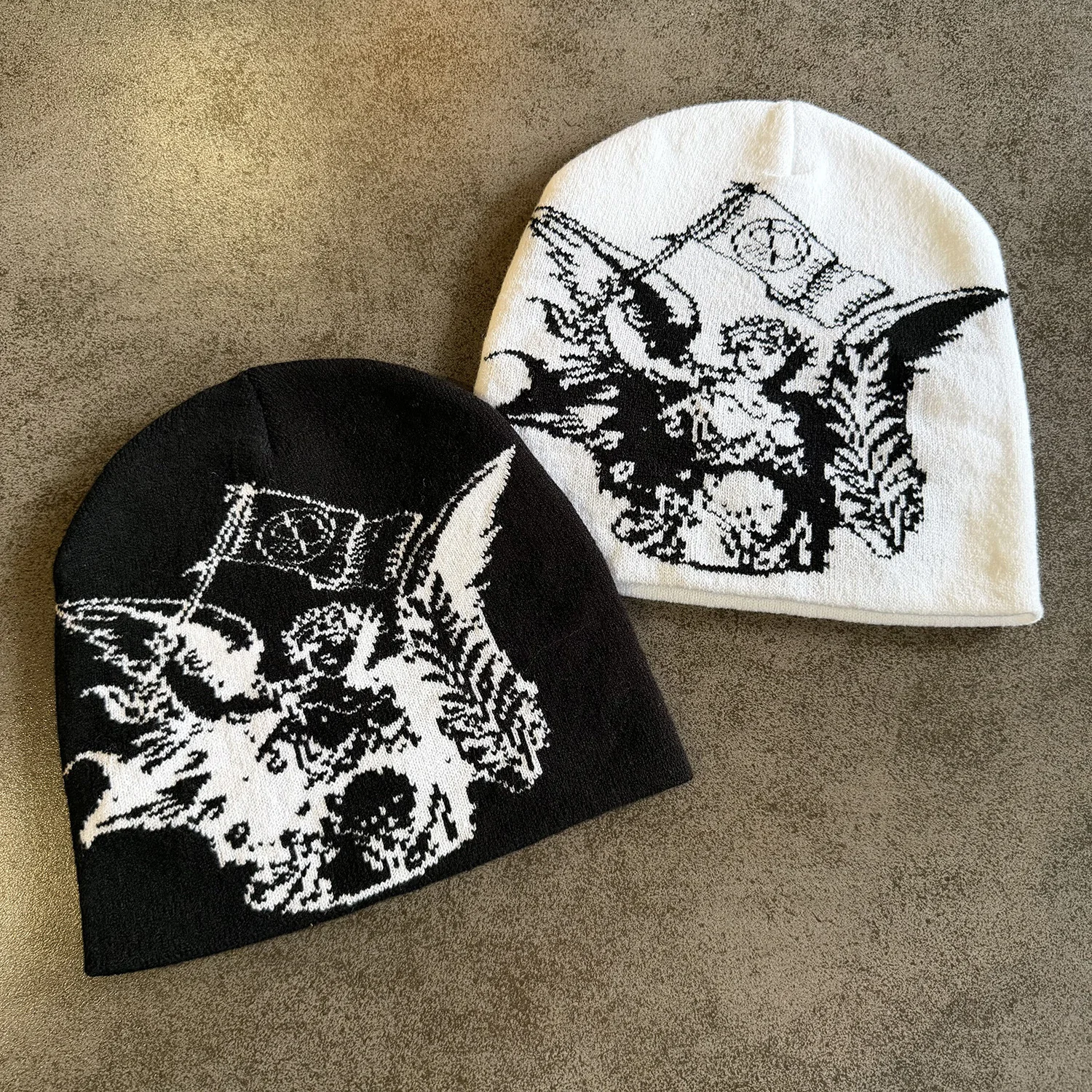 남성 여성 따뜻한 다크 스타일 힙합 패션 비니 니트 모 - Streetwear Brand Hats 리뷰 및 가격
