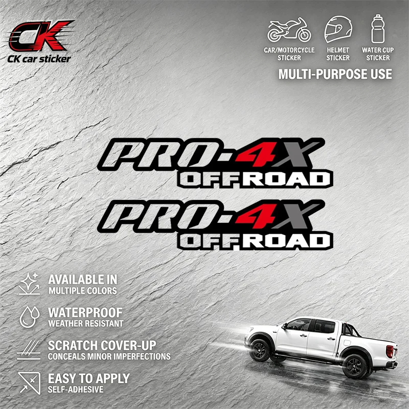 Waterproof Reflective PRO-4X Offroad Sticker Vinyl for Motorcycle Decoration