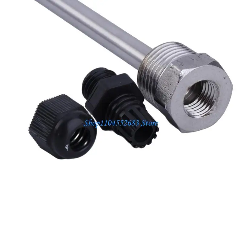 

Y6GD 2Pcs Stainless Steel Temperature Sensors Protective Tubes 1/2inch Thermowells