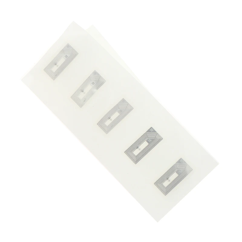 10Pcs NFC 칩 Ntag213 스티커 습식 인레이 11x21MM 13.56MHz RFID 라벨 태그 213 위조 방지 라벨 전자 라벨