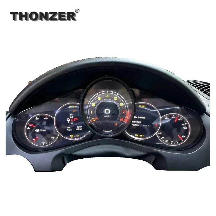 2025 Hot Sale Car Auto Meter Speedometer LCD Dashboard Instrument Cluster for Porsche Cayenne and Palamela 2010-2016