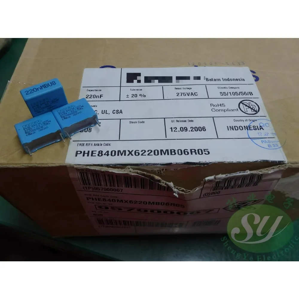 

10PCS RIFA PHE840 0.22uf/275vAC 220nf u22 224 Brand New 15mm Film Capacitor