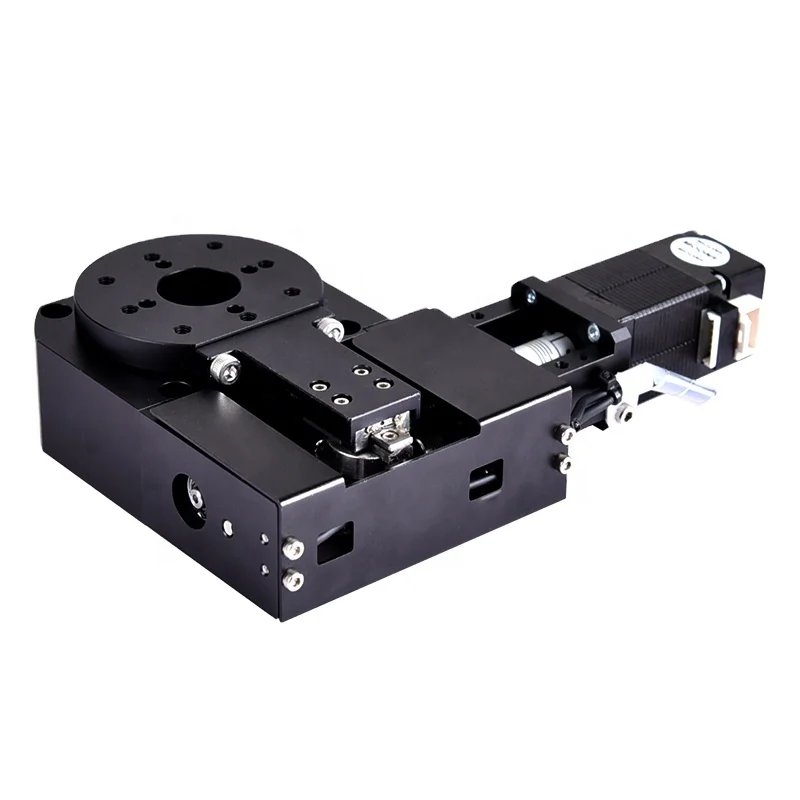 

C&K High Precision JMR-100 Rotation Stage R Axis Movement With Motor Driver Aluminum Motorized Rotary Stage for CNC Machine