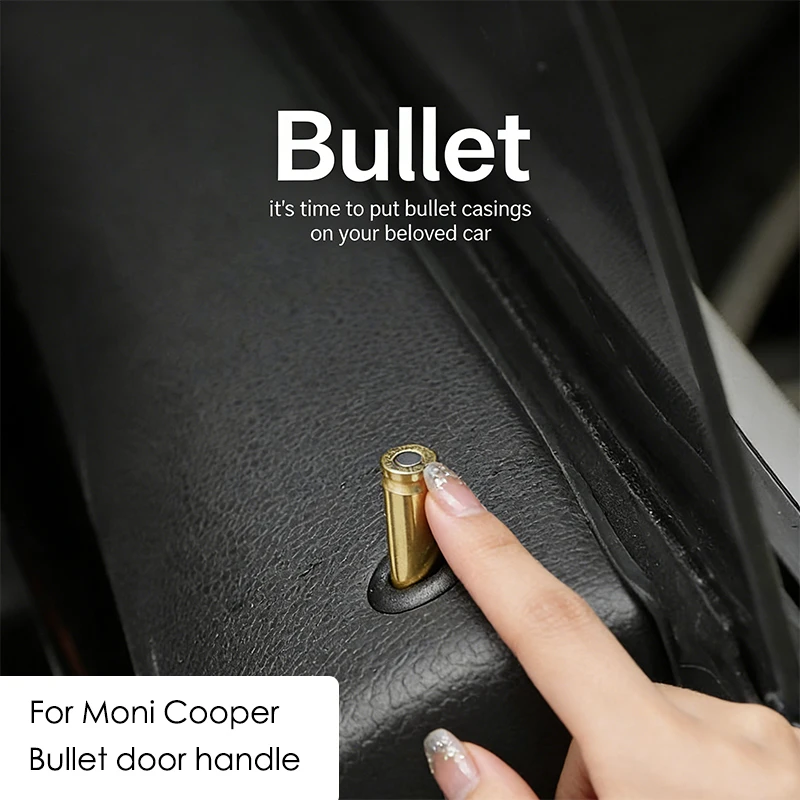 

For Mini Cooper R50 R56 F56 F54 F60 F55 R60 Brand New Bullet Shell Type Door Lock Cover Metal Material Decorate Car Accessories