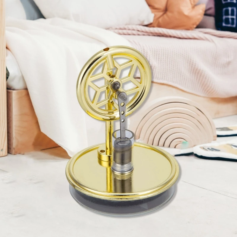 Low Temperature Stirling Engine DIY Heat Education Model Class Teaching Stirling Engine Low Friction Desktop Toy Gifts