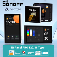 SONOFF NSPanel Pro 120 86 TYPE WIFI ZIGBEE MATTER Smart Panel Thermostst Power Consumption DIY Scene Support All Sonoff Devices