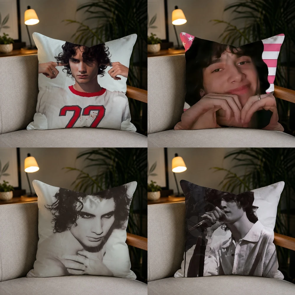 Singer S-Sombr Pillow Case Plush Pillow Cases Home Decoration Pillow Cover for Sofa Bed Chair Living Room
