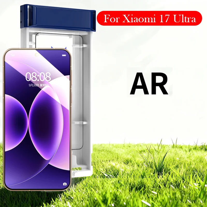 

2 шт. защитное стекло AR для Xiaomi 17 Ultra, пленка для защиты экрана от пыли при установке, для XIAOMI 17 PRO MAX