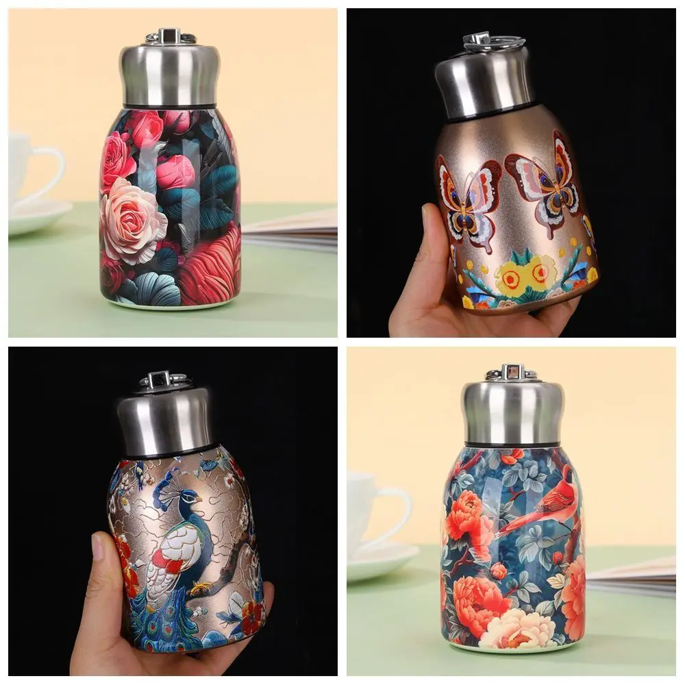 

New Stainless Steel Insulated Cup Leak Proof 300ml Coffee Mug Portable Durable Hot Cold Water Bottle Sports