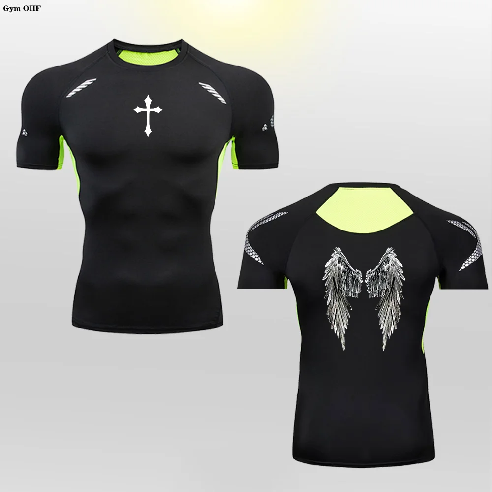 Men Workout Long Sleeve T Shirt Gym Running Sport Men's Fitness Sportswear Outdoor Tops For Men Clothes High Elasticity T Shirts