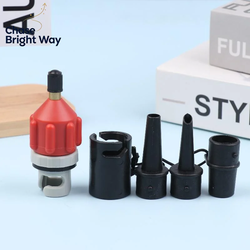 Air Valve Adaptor For SUP Board Inflatable Pump Adapter Paddle Boat Kayak Air Valve Pump Tire Air Connector Combo Kit