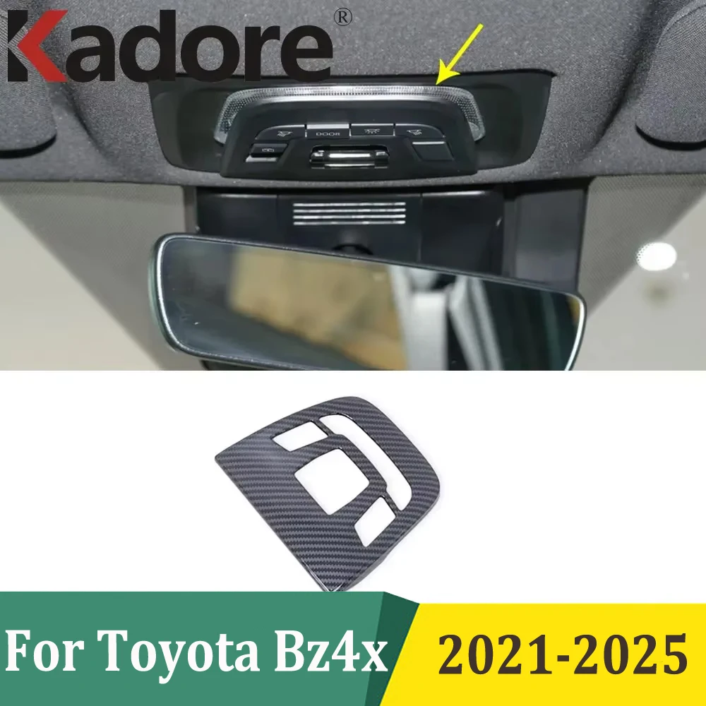 For Toyota Bz4x 2021 2022 2023 2024 2025 Front Reading Lamp Trim Cover Rear Reading Light Decoration Frames Interior Accessories