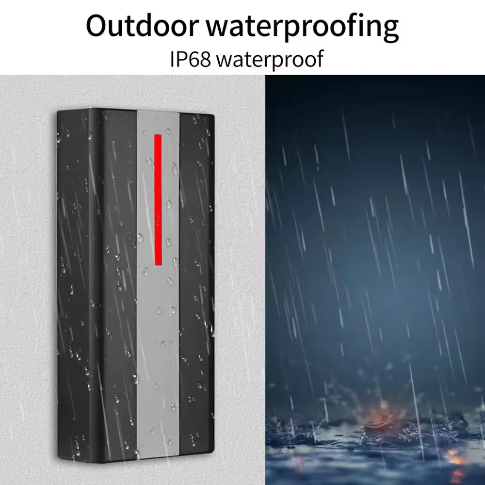 EM M1 قارئ بطاقات RFID الكل في واحد لوحة مفاتيح مستقلة للباب أدخل نظام القفل الإلكتروني لوحة مفاتيح التحكم في الوصول المقاومة للماء