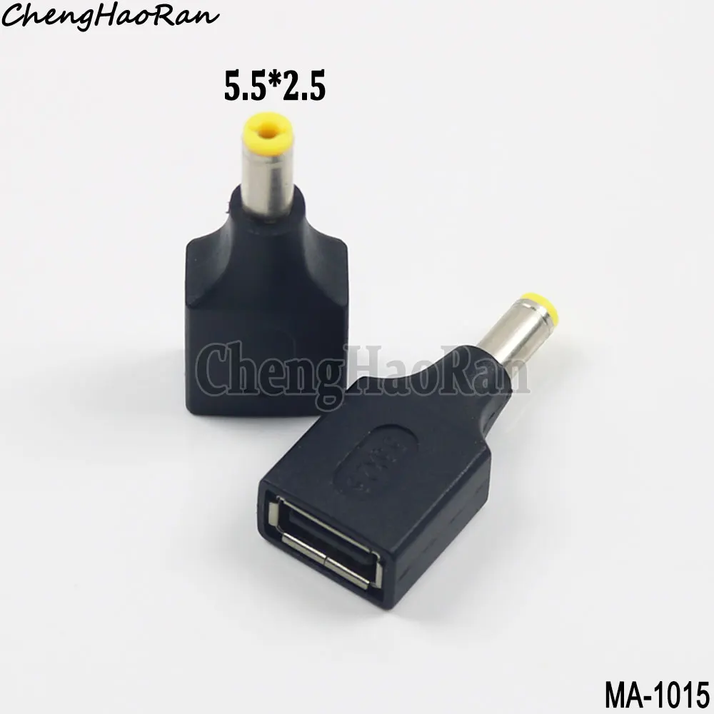 1 шт. постоянный ток, штекер 2,5x0,7 мм, 3,0x1,1 мм, 3,5x1,35 мм, 4,0x1,7 мм к USB 2,0, гнездовой разъем-конвертер, разъем адаптера для ноутбука