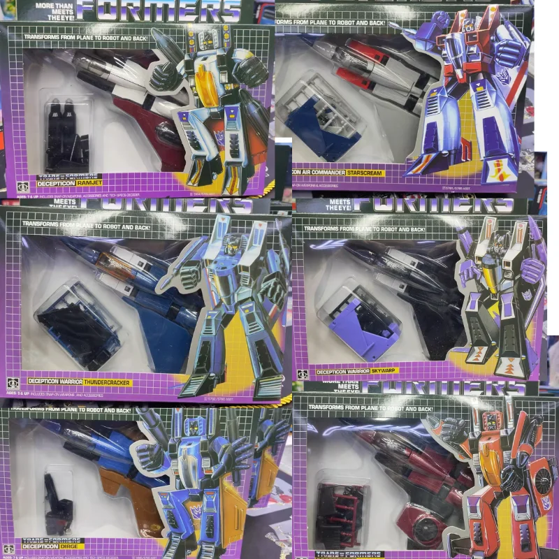 

В наличии: Трансформеры G1 Reissue KO Diger, Ramjet, Skywarp, Thundercracker, Starscream, Thrust — коллекционные фигурки, игрушки, подарки