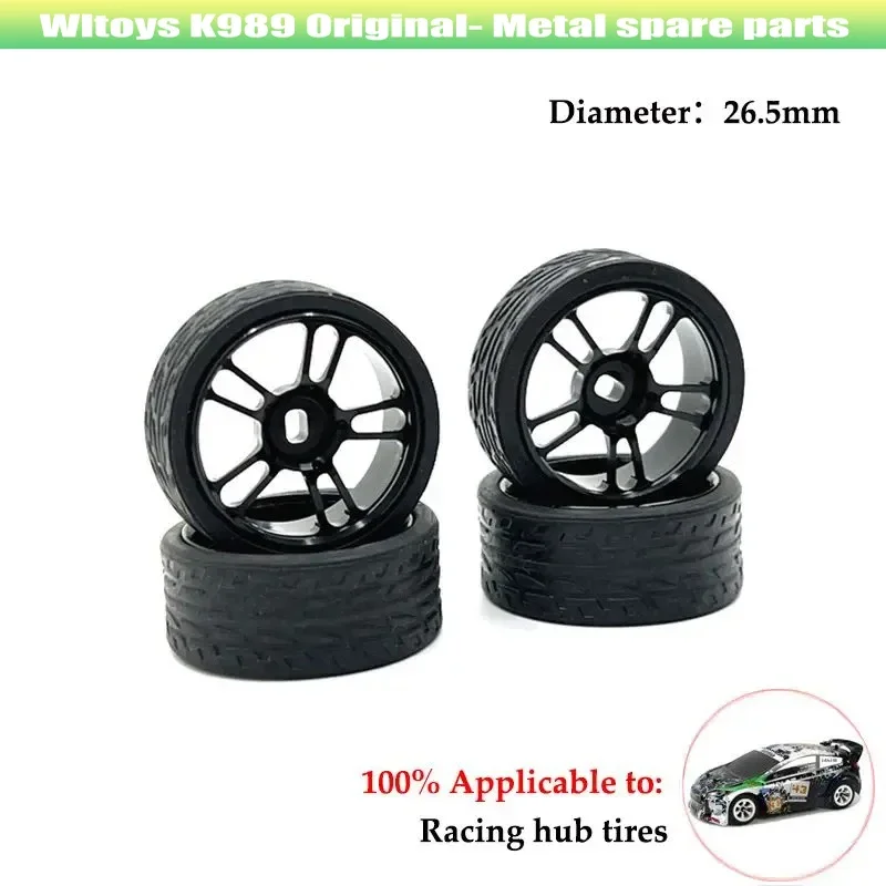 4CPS Upgrade Large Tires for HGD1 MINI-Q MINI-D MINI-Z DRZ 1/28 Wltoys 284131 K969 K979 K989 P929 RC Car Upgrade Wheels