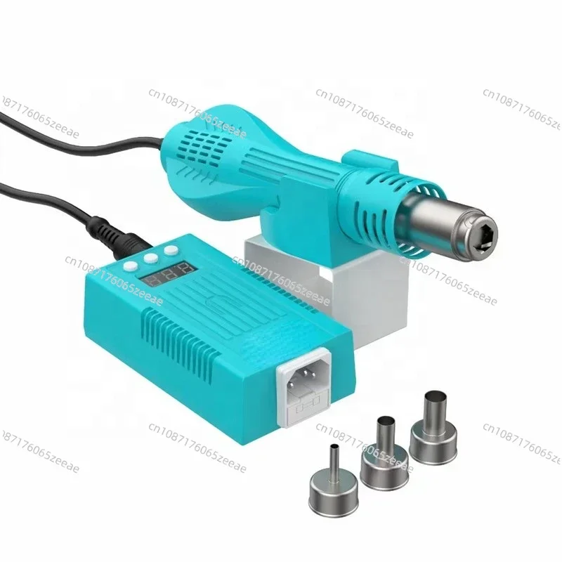 Portable Digital Display Heat Air Gun Handheld Mobile Phone Repair Welding Table Heat Shrink Tool 8858