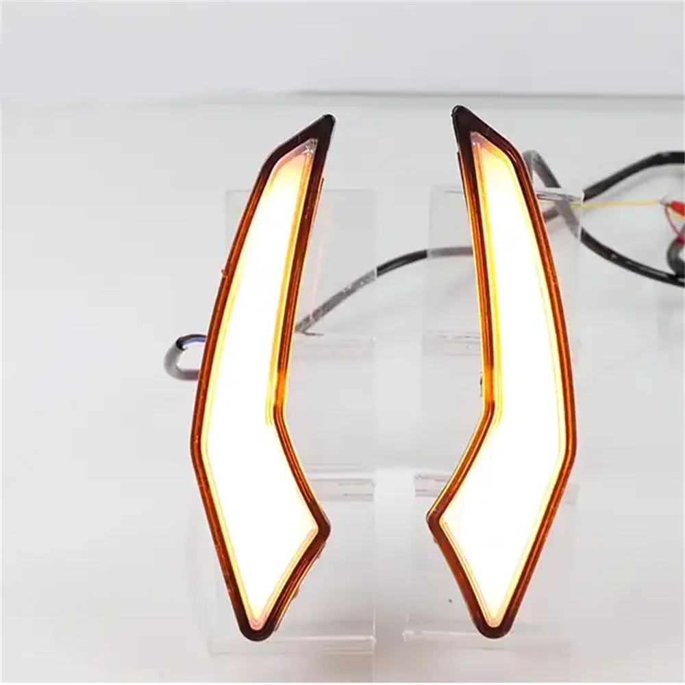 Auto Accessories For Toyota Corolla Altis 2019 2020 Daytime Running Light Front Cover Daylight Drl Led Fog Lamp