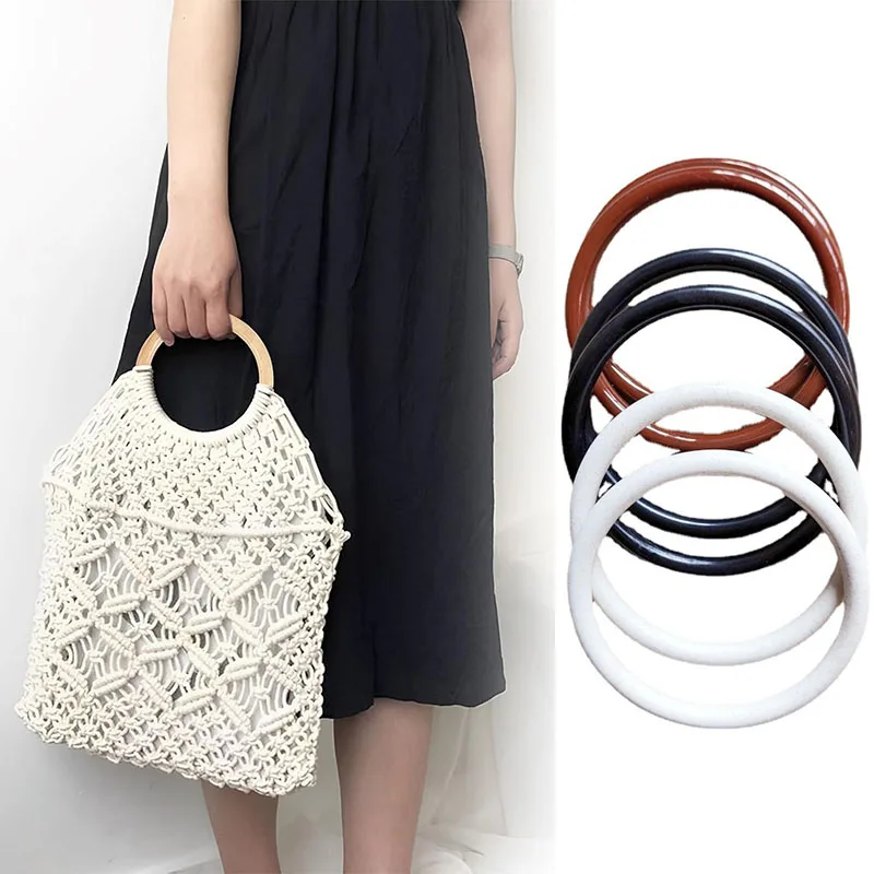 Plastic Bag Handles Perfect for DIY Handmade Bags Weaving Crochet Replacement Accessories BeachBag Tote Wallet Straw Bag Weaving