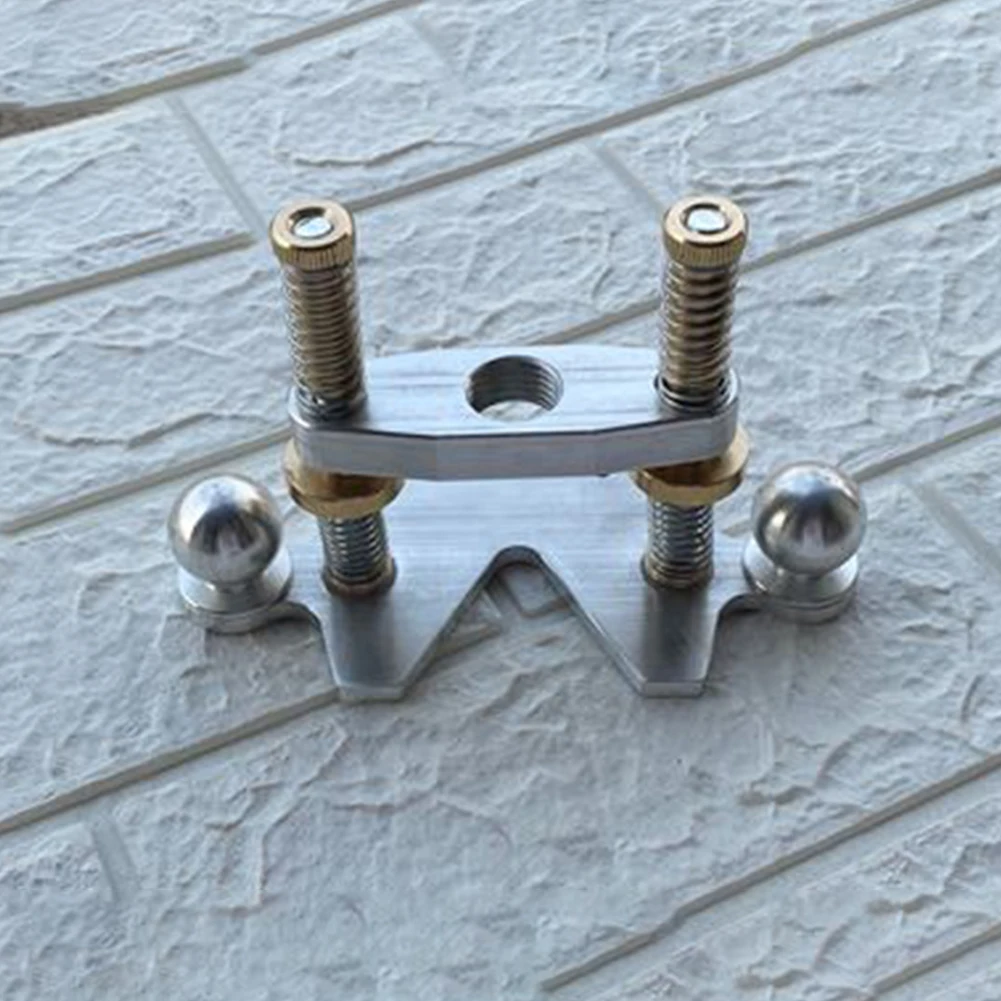 Precision Router Base for Sound Hole Milling Base Freehand Routing Control Circular Silver Metal Guitar Luthier Tool Maintain