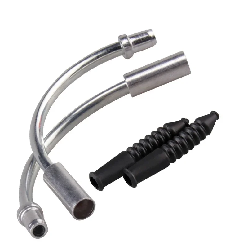 Mountain Bike Brake Noodles Bicycle Accessories For V-brake Guide Pipe Cable Guide Bend Tube Pipe Aluminum Alloy Pipe