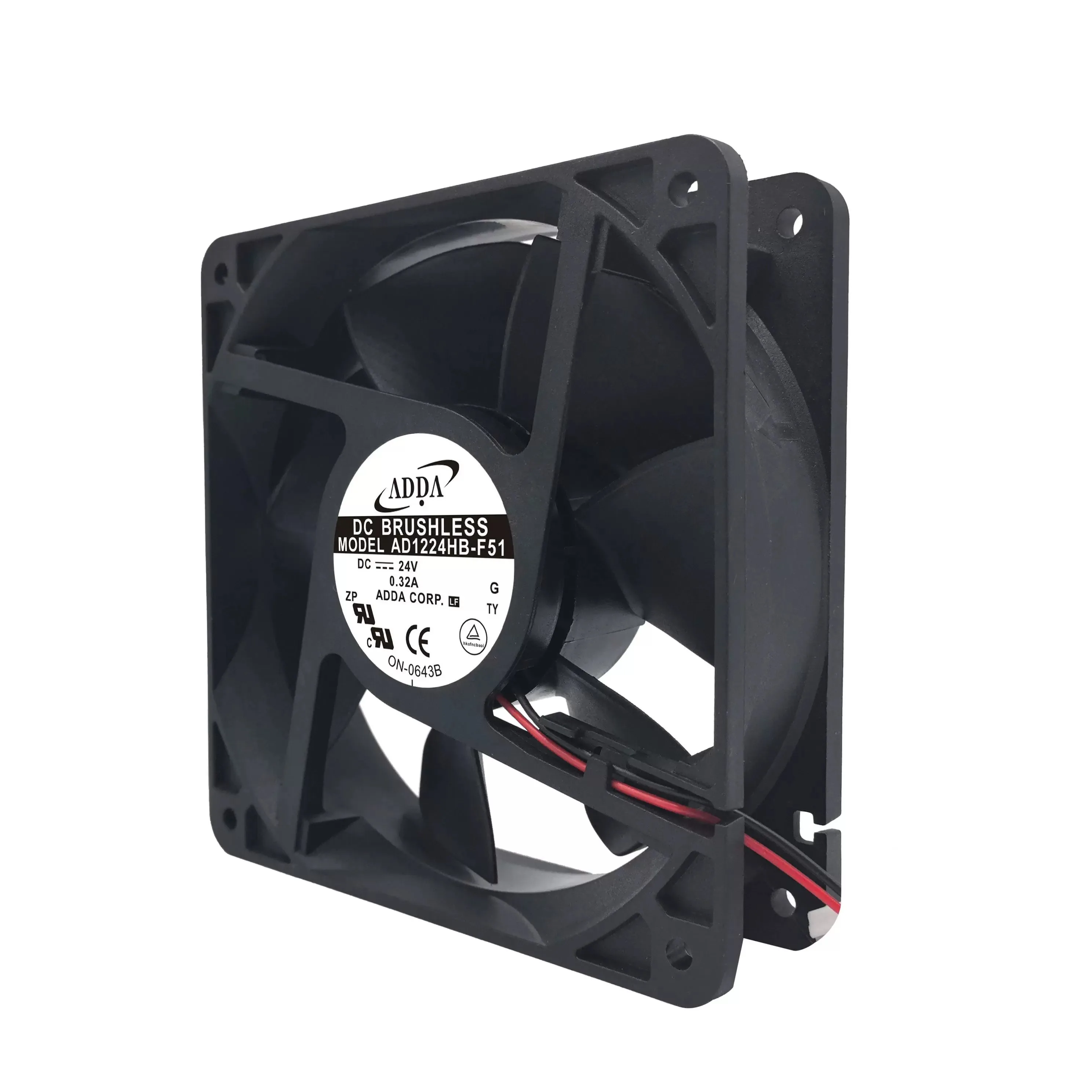 NEW ORIGINAL AD1224HB-F51 24V 12038 120x38mm COOLING FAN RADIATOR