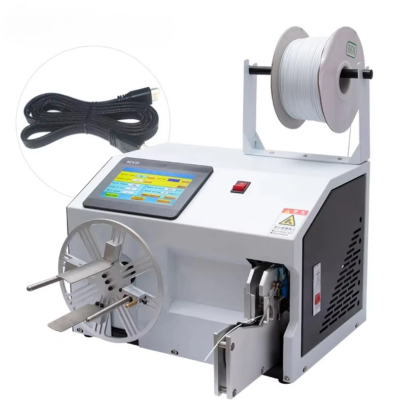 New Professional Cable Coil Winding and Binding Machine EW-20A-1 with Touch Screen Control and Multi-Shape Tying