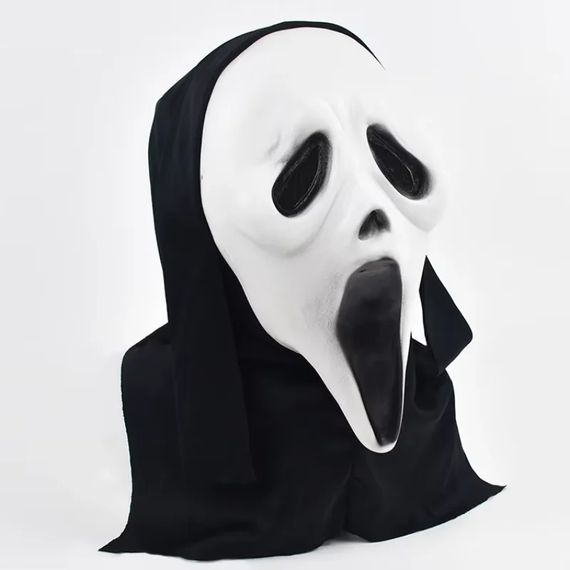 

SR Good Quality halloween realistic silicone mask deadpool hacker silicone face funny ghost skeleton scary ugly Party Masks