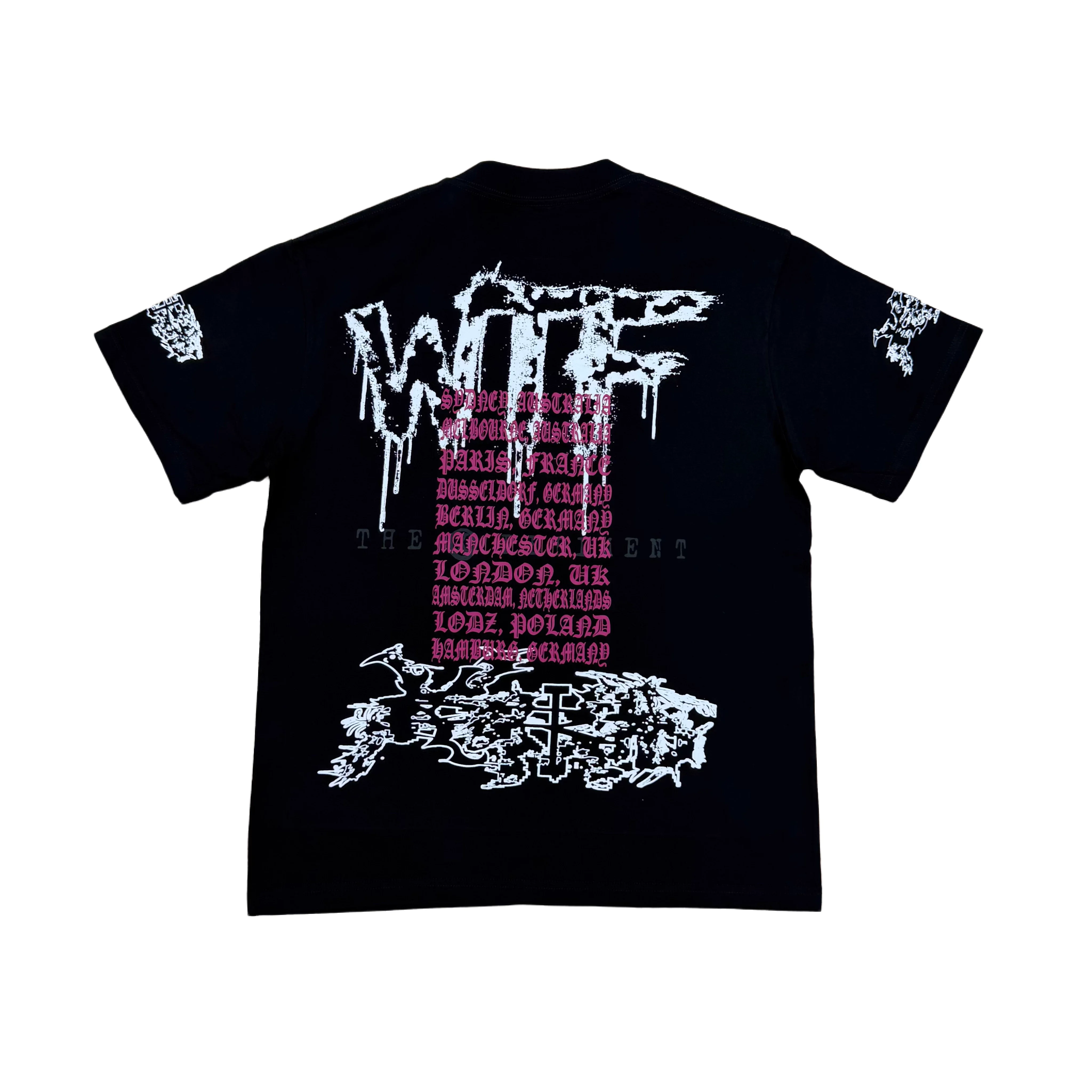 New Men Ken Car$on Tour The Priment print T Shirts T-Shirt Hip Hop Skateboard Street Cotton T-Shirts Tee Top US size F40