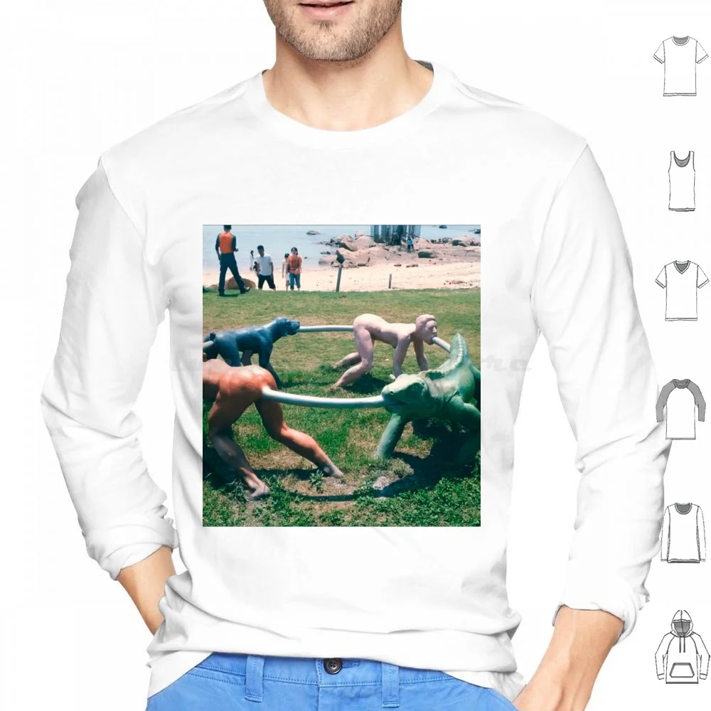 

Детская площадка «Людина-сороножка» на изображением коробки на пляже # 0014 Хлопковая толстовка с длинными рукавами, курчатое изображение, курчатые изображения, курчатый мем, курчатый