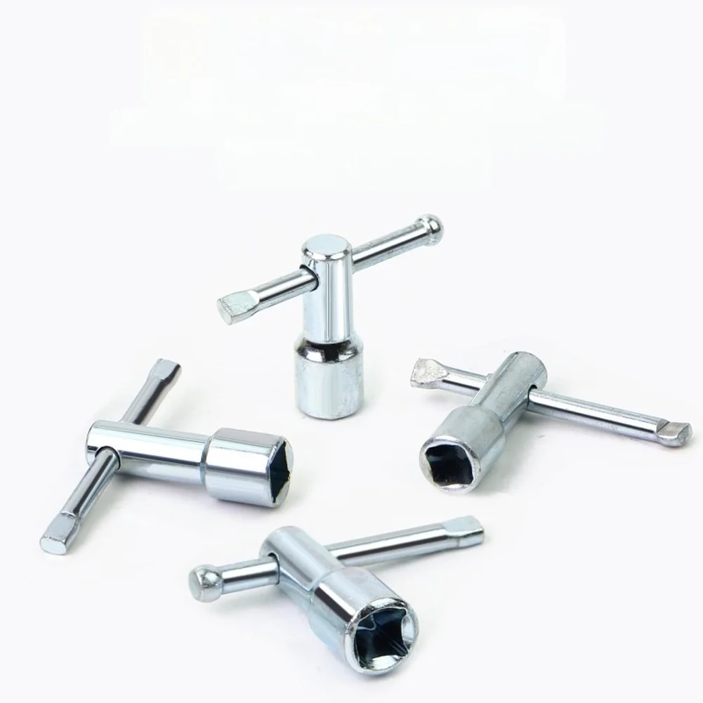 Acetylene Wrench 10x10mm Square Gas Cylinder Valve Switch Tool Iron Electroplated Rust Proof For Regulator Opening And Closing H