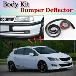 Bumper Lip Lips For Opel Astra J 2009~2015 / Spoiler / Body Kit  Scratch Proof Adhesive / Car Scratch Proof Adhesive Strip