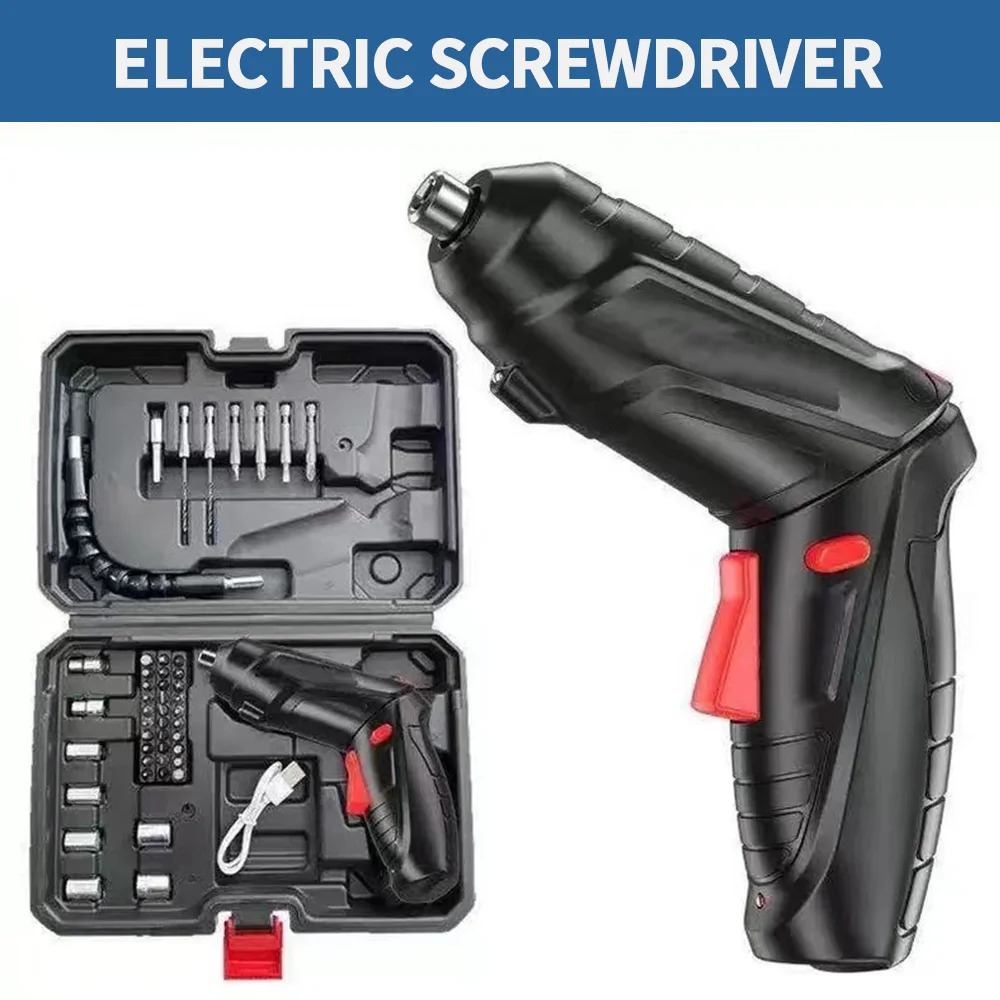 

AcePower Cordless Electric Screwdriver Rechargeable Lithium Battery Mini Drill 3.6V Power Tools Set Household Maintenance Repair