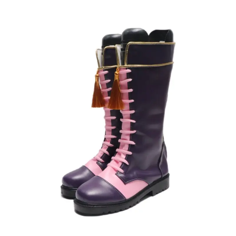 Game Twisted-Wonderland White Rabbit Festival Silver Cosplay Shoes Boots Halloween Carnival Party Christmas Costume Prop