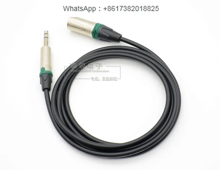 

6.5mm Cannon male 6.35mm large three core balanced audio cable, Cannon microphone microphone signal cable