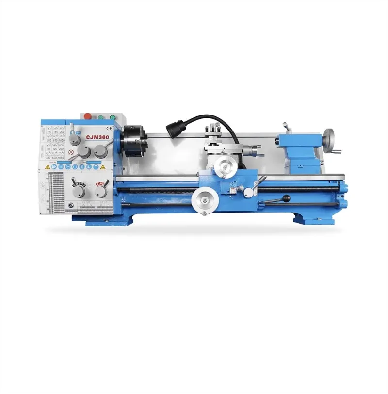 customized CJM360 Mini Horizontal Centre Lathe Machine for Medium Duty Mini Turning Metalworking Tool