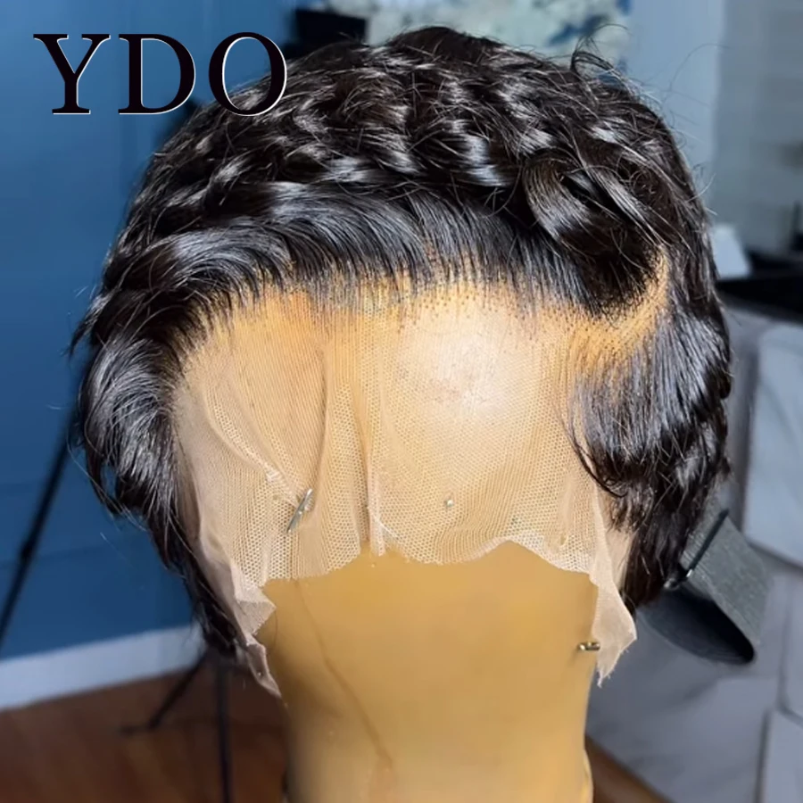 Chioma Pixie Curls 13x4 Lace Front Wigs Glueless Pixie Cut  display picture 1