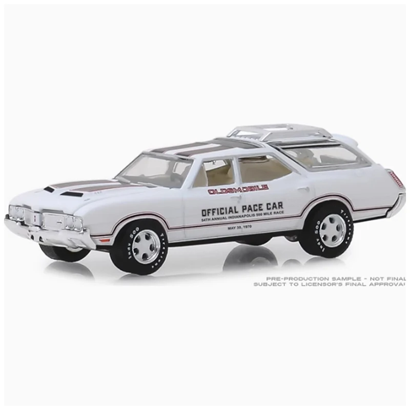 Greenlight aleación fundida 1:64 1972 Oldsmobile Vista Cruiser coche modelo colección exhibición ornamento juguete para regalo