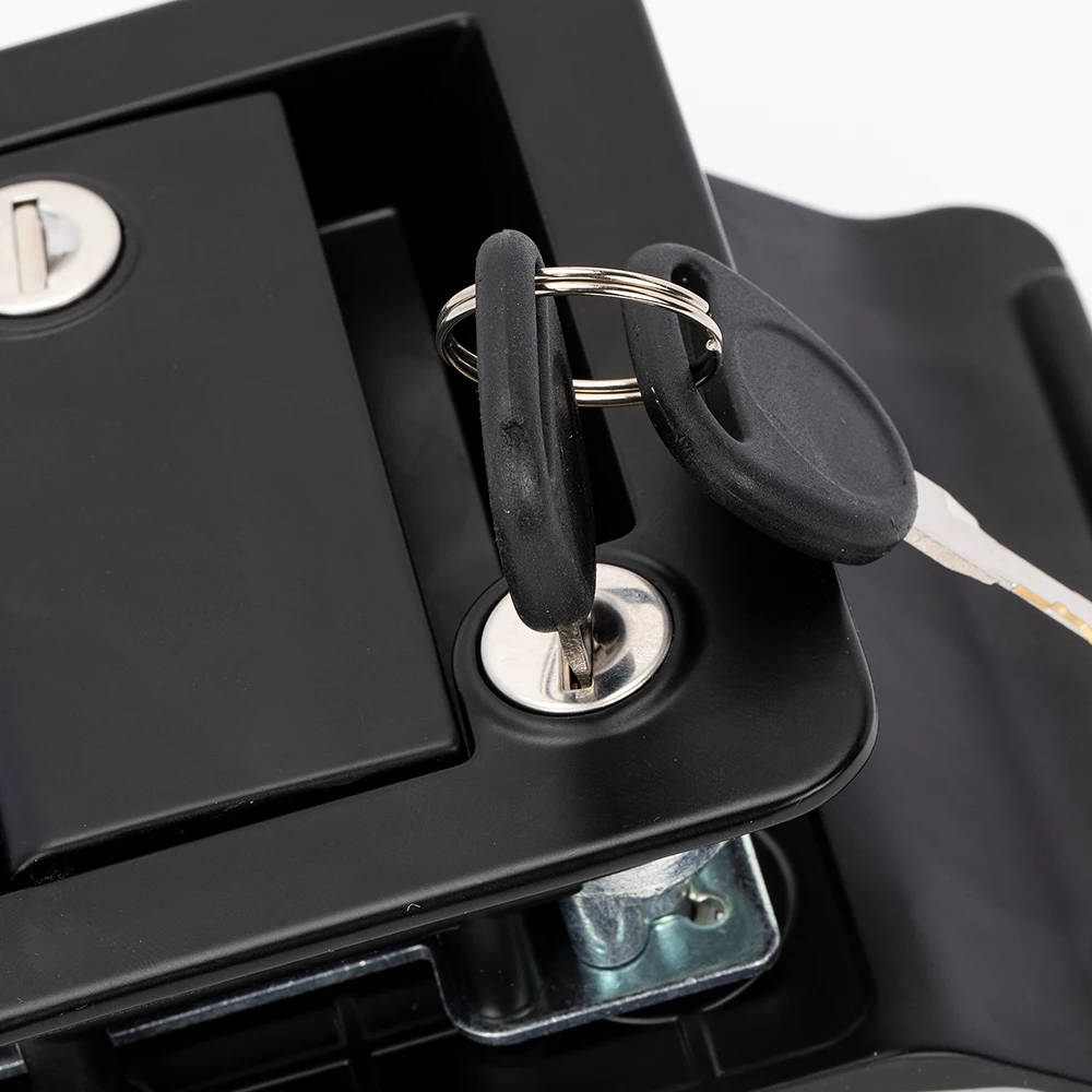 جديد الثقيلة RV دخول قفل الباب مقاوم للماء معدن أسود سبائك الزنك مع مفتاح ل شاحنة التخييم فان فان تخزين أقفال الأبواب المعدنية السوداء