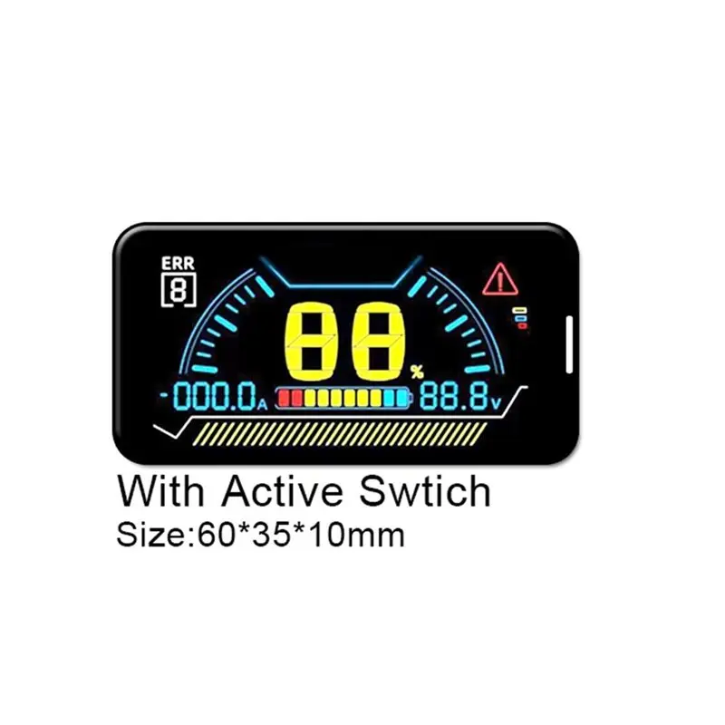 DTB7 For JIKONG BMS LCD Display 2.0 Inch, Voltage Current Temperature SOC Monitor, Accessory for JK BMS