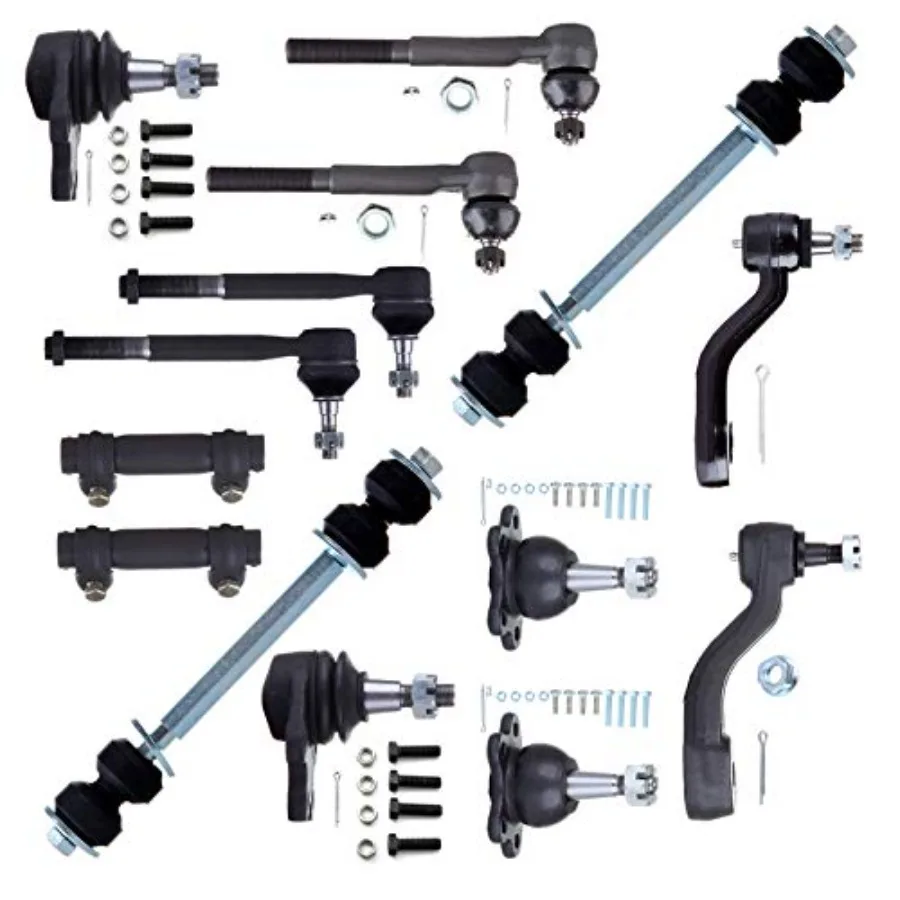 

14PCS Front Suspension Kit for 19931994 Chevy Blazer 9395 and 19931999 Chevy K1500 K1500 Suburban 4WD with Tie Rod Adjusting Sl