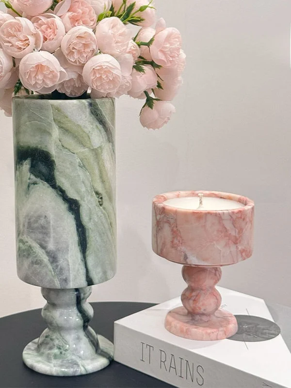 

l Marble Cloud mid een Vase Home Decor Sample Room Romantic Aosphere Matching Tool Tabletop Flower Pot Chinese Sle