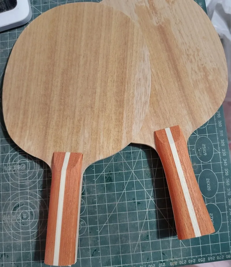 Handgefertigtes 5-Schicht-Tischtennis-Chopping-Blade JOOREPLICATE, Großkopfgröße Ping-Pong-Holz für Chopper, Schläger-DIY-Zubehör – Detail 5