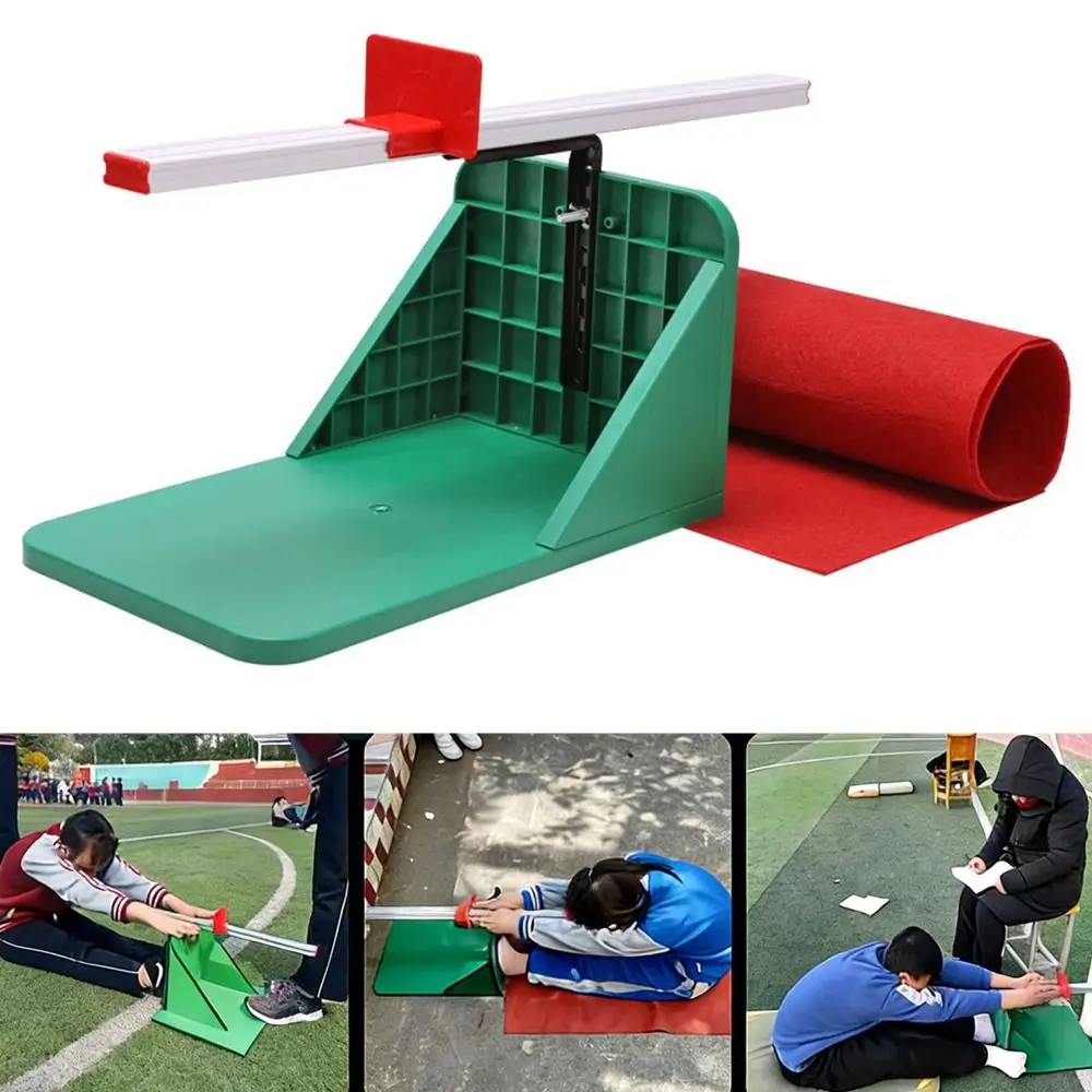 ABS Sit Reach Flexibility Tester Sliding Measurement Scale 7-Level Adjustable Forward Bend Bench Precision Gauge