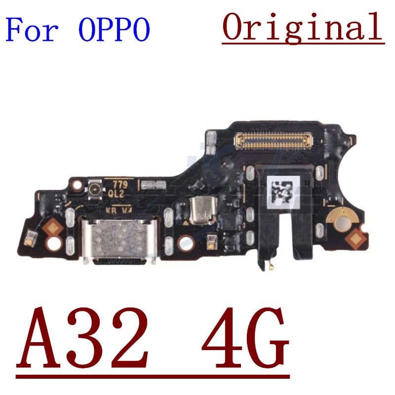 Original USB Charging Port Board Dock Plug Connector Flex Cable For OPPO A1k A3 A5 A7 A7X AX7 A8 A9 A12 A17 A31 A33 2020