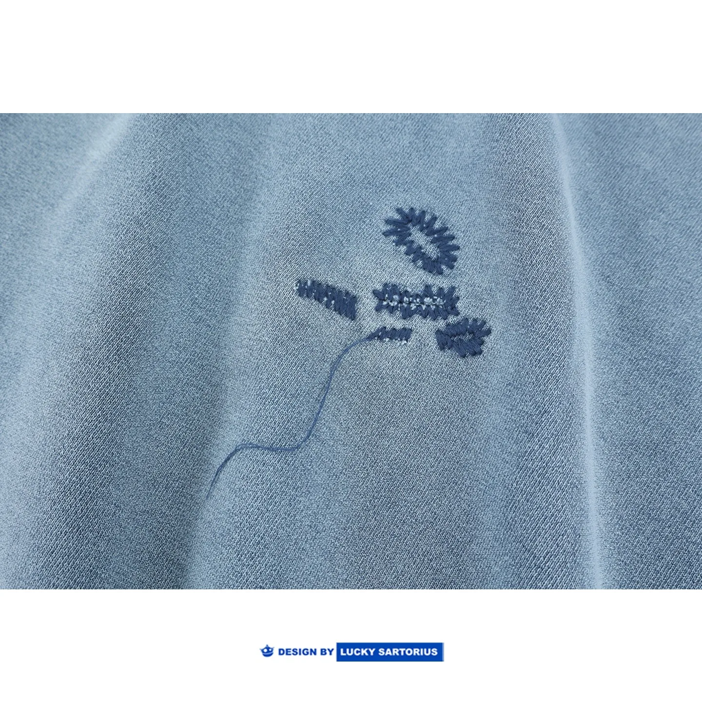 اليابانية الرجعية غسلها المتعثرة المطرزة زهرة جولة الرقبة هوديي للرجال والنساء فضفاضة عارضة أعلى #4