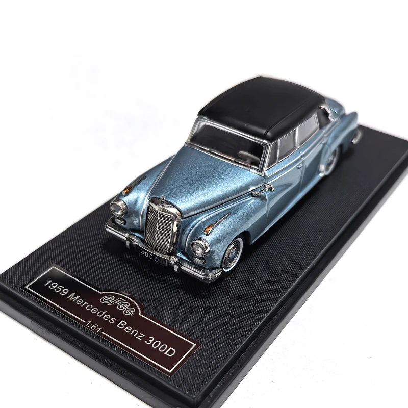 GFCC 1:64 1959 300D modelo de coche de aleación de simulación fundida a presión, juguete para niños, artículo de exhibición coleccionable para adultos.