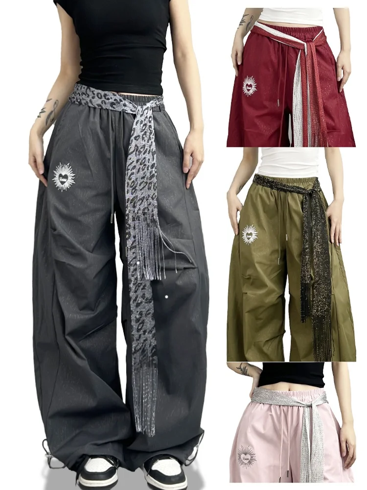 حزام رقص الجاز متعدد الاستخدامات، إكسسوار ملابس الشارع للفتيات العصريات، سلسلة خصر متعددة الوظائف ضرورية للرقص #2